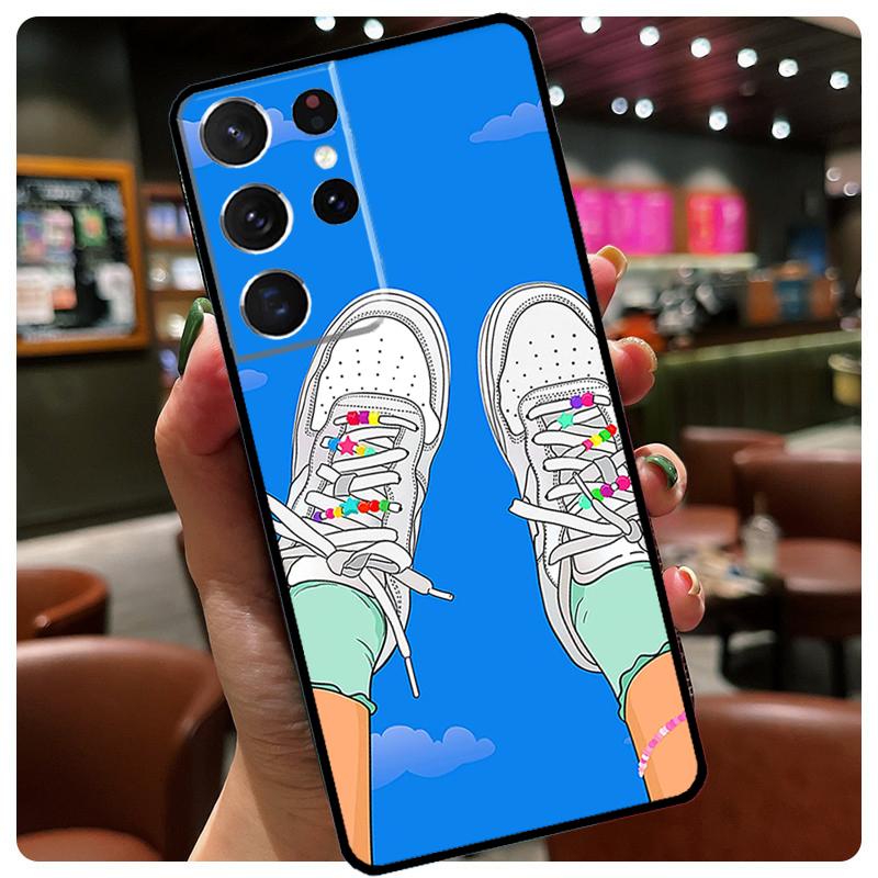 Trippy Indie  Y2K Aesthetic Phone Cover For Samsung Galaxy S23 S21 S22 Ultra S20 FE Note 20 Note 10 S8 S9 S10 Plus Case