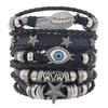 Men's Retro Multi-Layer Handmade Leather Bracelet Set
