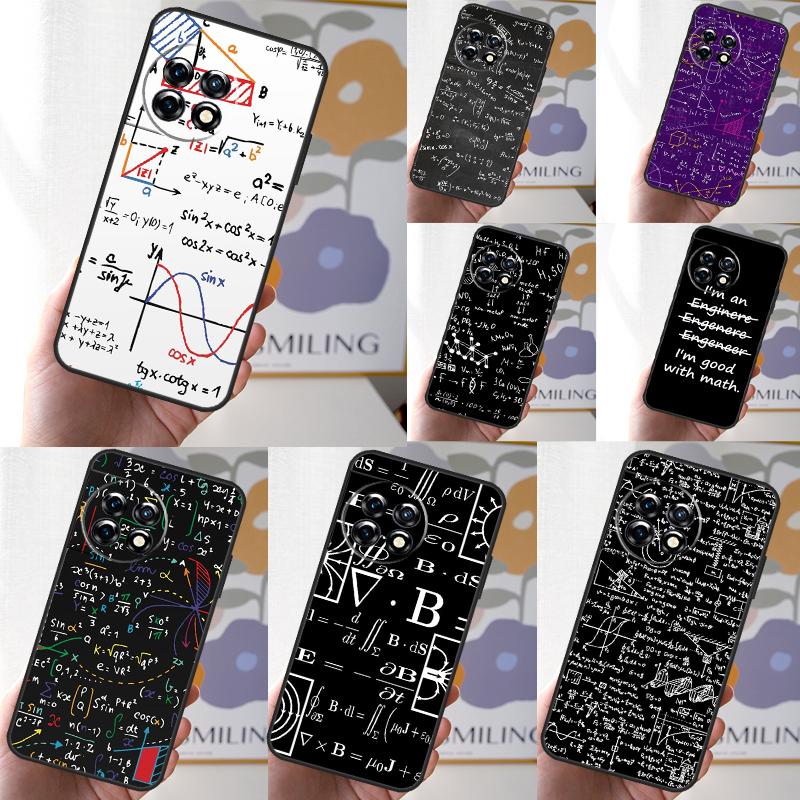 Physics Science Maths Formula Case For OnePlus 12 11 9 10 Pro 10R 8T 10T 12R OnePlus Nord CE 3 2 Lite N30 N20 N10 Cover