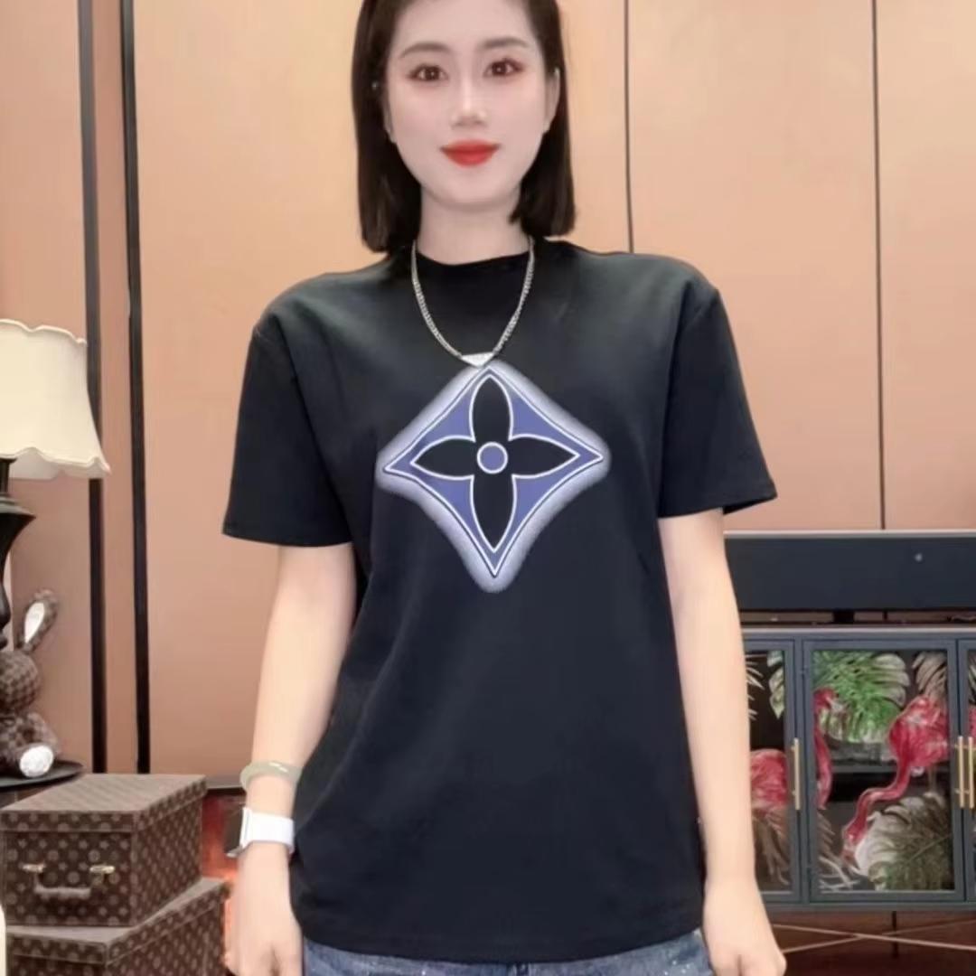 

2025 new brand T-shirt unisex pure cotton T-shirt with high-quality printed letters short sleeved luxury brand fashion outfit 4XL