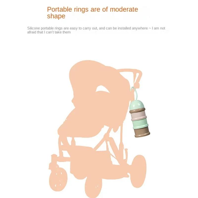 Baby Milk PowderBox for Outdoor Packaging Portable Large Capacity Storage Mini Baby Packaging Small Size Milk Powder Compartment