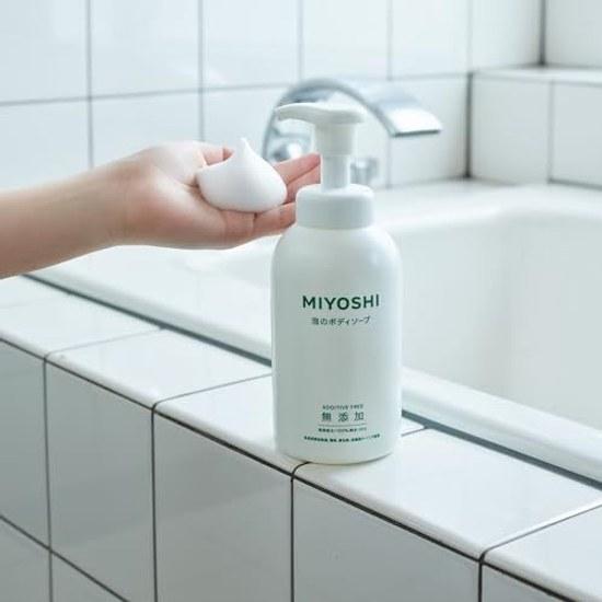 MIYOSHI Additive-Free Foam Body Soap Bulk Refill 4.0L