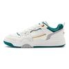 Li Ning Jiang Yue Chaussures de Skate Basses Légères Résistantes à l'Usure Antidérapantes Chaussures de Skate pour Femmes Blanc Vert AGCT294-2