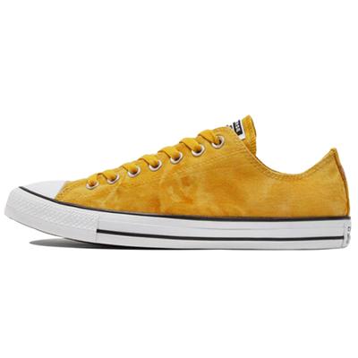 Chuck Taylor All Star Bequem und Vielseitig Abriebfest Niedrige Canvas-Schuhe Unisex Ingwer Gelb