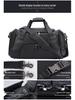Chao Niu Herren Reisetasche aus echtem Leder mit Schuhfach - Umhänge- Sport- Schultertasche