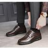 Men's Genuine Leather Casual Shoes Retro Handmade Soft Sole Light Business Shoes for Men Outdoor Leisure Driving Men's Casuals