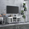 Vidaxl Szafka Tv, Metalowe Nóżki, Biała, 103,5X35X50 Cm