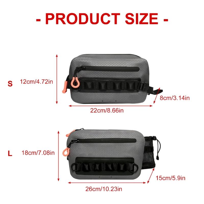 Travel Sports Bag Fishing Shoulder Bag Outdoor Fishing Scratchproof Waterproof Waist Bag Waist Pack Portable