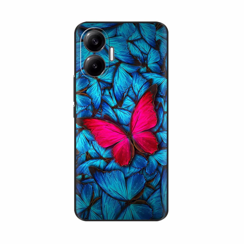 For Xiaomi Poco F7 PocoF7 Phone Cover For Redmi Turbo 4 Pro 5G Case Silicone Cute Love Painted Shockproof Shell Bumper Fundas