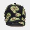 Tropical fruit banana pattern full print baseball cap women's fashion breathable shopping cap men's sports sun hat tide