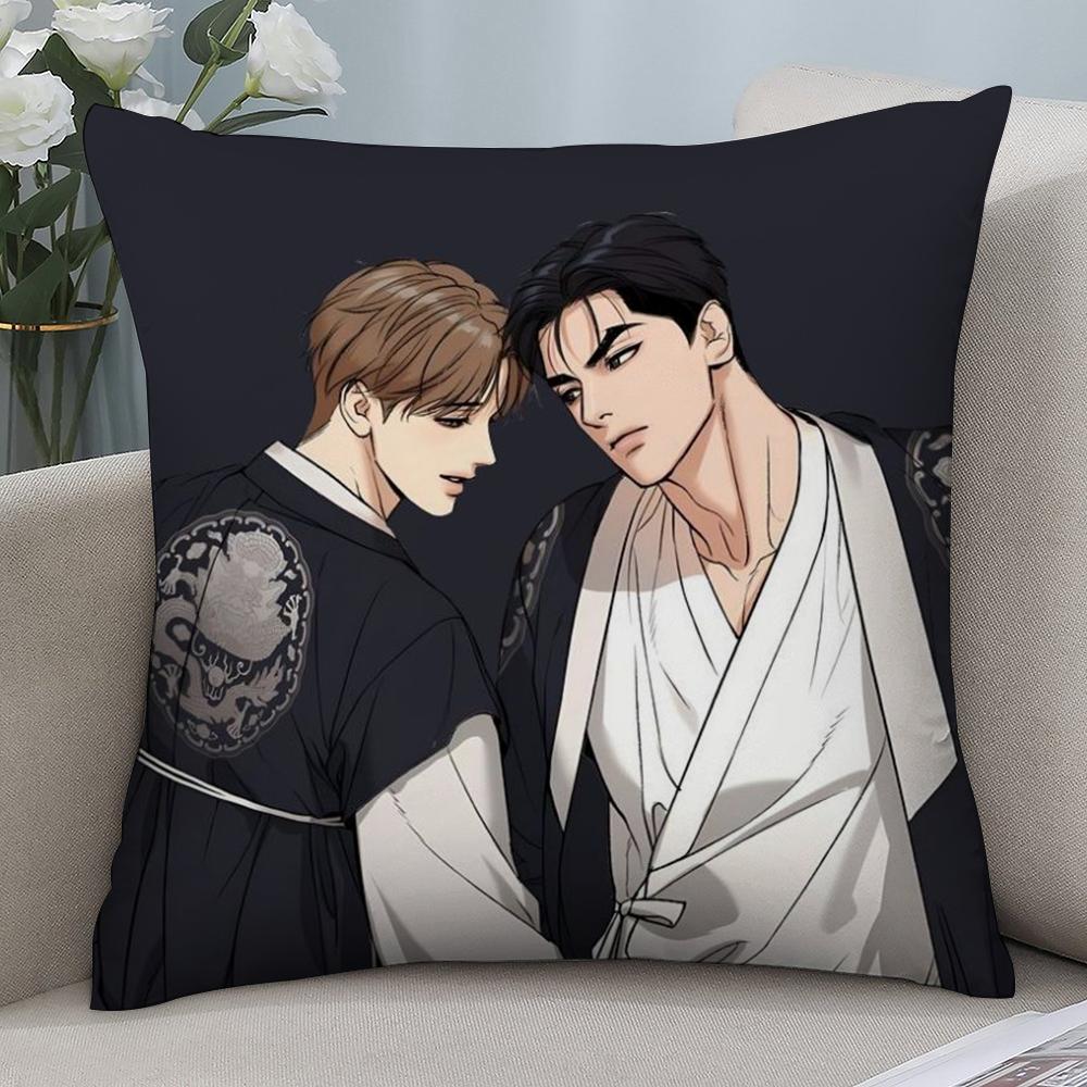 j-Jinx BL Comics Pillow Case Short Plush Sofa Decorative Gift Home Double-sided Printing Cushion