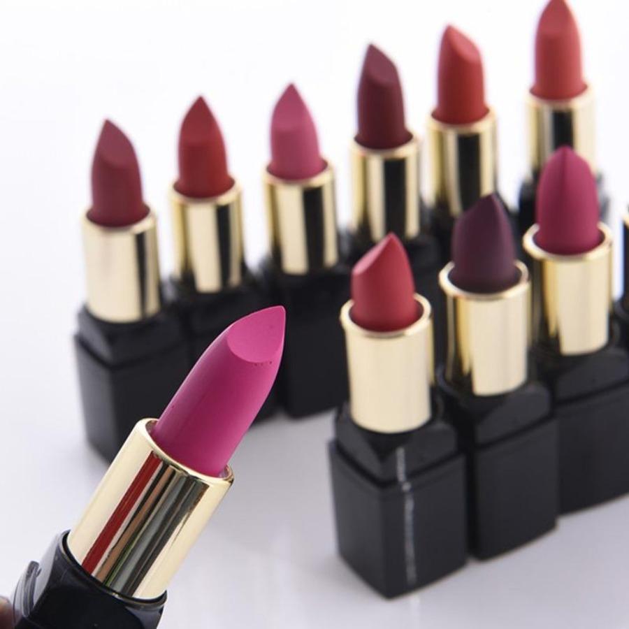 12Pcs/Lot  Professional Lipstick Set Matte Cream Waterproof Velvet Lips Tint Lipsticks