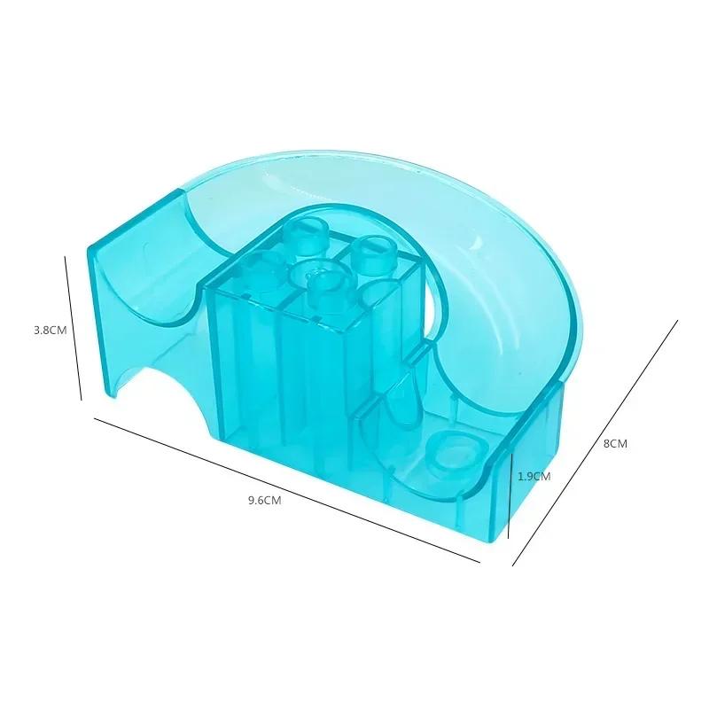 Big Size Building Blocks Marble Race Run Maze Games Compatible Large Bricks Running Ball Chute Giraffe Kids Gift Educational Toy