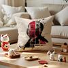 Alfred Hitchcock Cushion Cover Anti-dustmite Pillowcase Invisible Zipper Silky Short Plush Sofa Cushion Cover