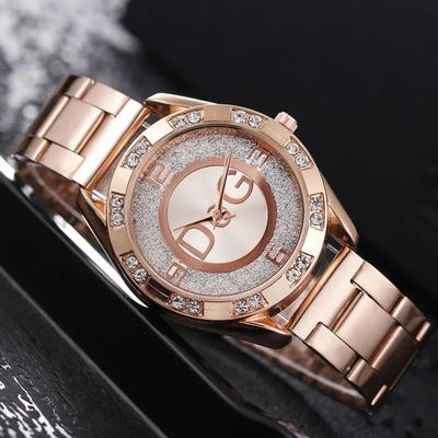 Zegarki damskie Luksusowa Marka Moda Rhinestone Ze Stali Nierdzewnej Kwarcowe Damskie Zegarki Na Rękę Reloj Mujer Najlepiej Sprzedający Się Montre