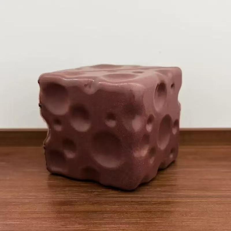 Kneedbare Knijpkaasblokje Stressbal - Niet-Terugstuitend Sensorisch Fidget Speelgoed voor Bureauontspanning Ideaal Cadeau voor Volwassenen