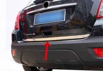 Okraj kufru (nerezová ocel) OmsaLine - italská nerezová ocel pro Opel Mokka 2012-2021