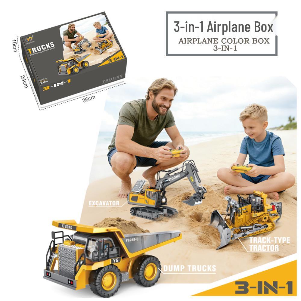 Children's Alloy Excavator Toy Vehicle - Simulation Model for Boys
