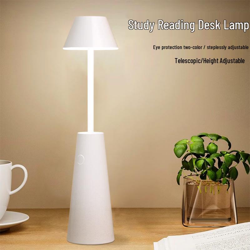 D19 Adjustable LED Desk & Camping Lamp with Flashlight