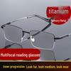 2025 Anti-Blue Light Smart Zoom Ultralight Progressive Presbyopic Glasses for Men