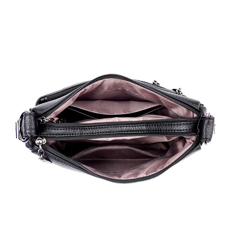 Stylish PU Shoulder Bag for Women Fashionable Crossbody Bag with Multiple Pockets Daily Use Tote Bag