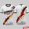 Men's comfortable football sports T-shirt, featuring the 2026 German team printed jersey