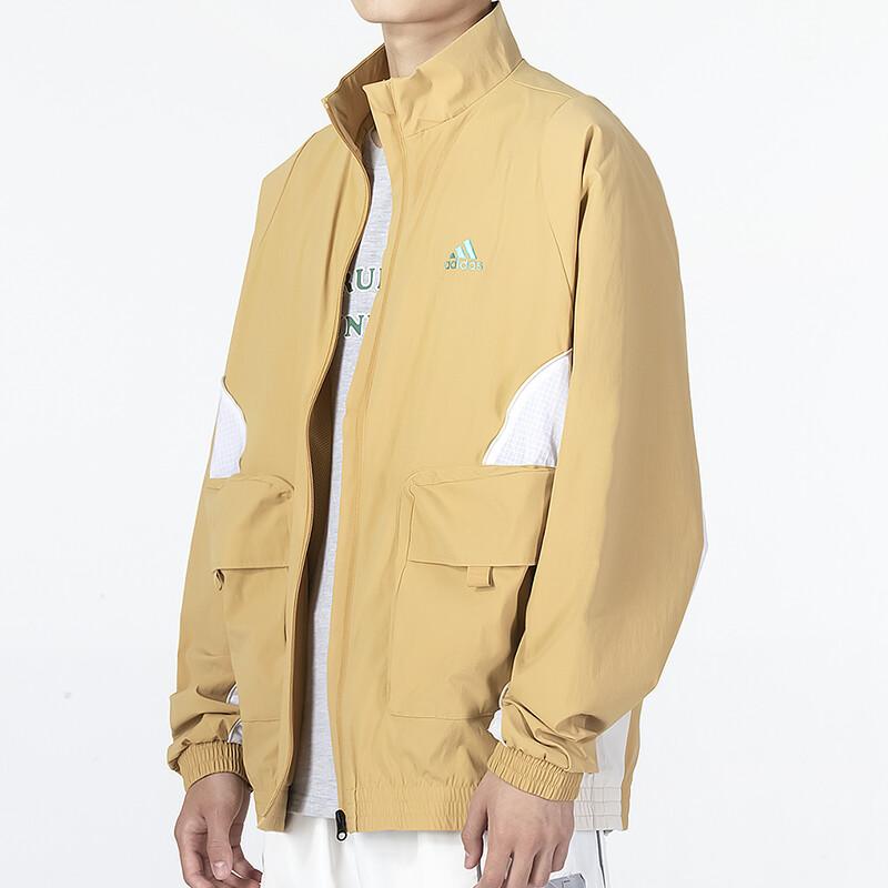 adidas Color Block Sport Casual Stand Collar Jacket HZ7009