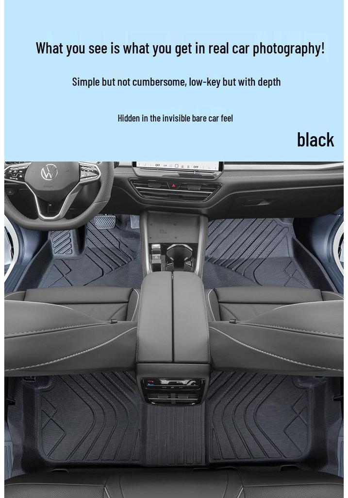 Volkswagen Passat Fully Enclosed TPE Floor Mats, Car-Specific, Original Color, 25 Model Compatibility, Double-Layer Design