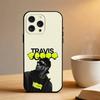 Etui Na Telefon Travis S-Scott Dla iPhone 16,15,14,13,12,17,Pro Max,Plus Silikonowe Czarne Etui