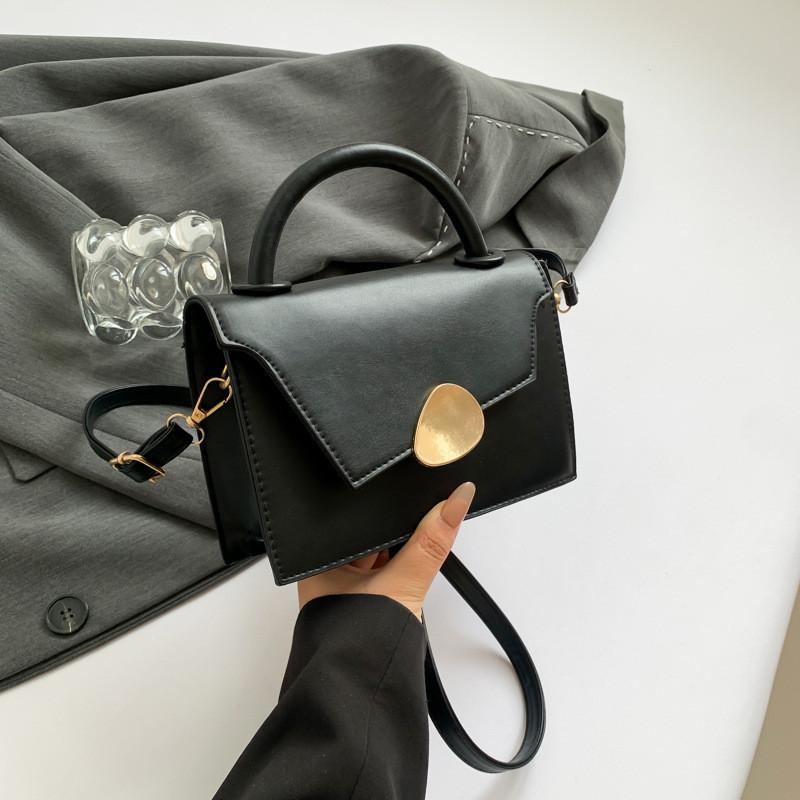 Stylish Casual Pu Shoulder Bag Small Square Fashion Handbag For Summer Trendy Look