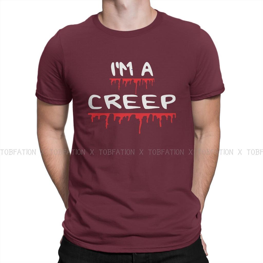Radiohead Rock Newest TShirt for Men IM A CREEP Classic Basic T Shirt Hip Hop Gift Clothes Streetwear