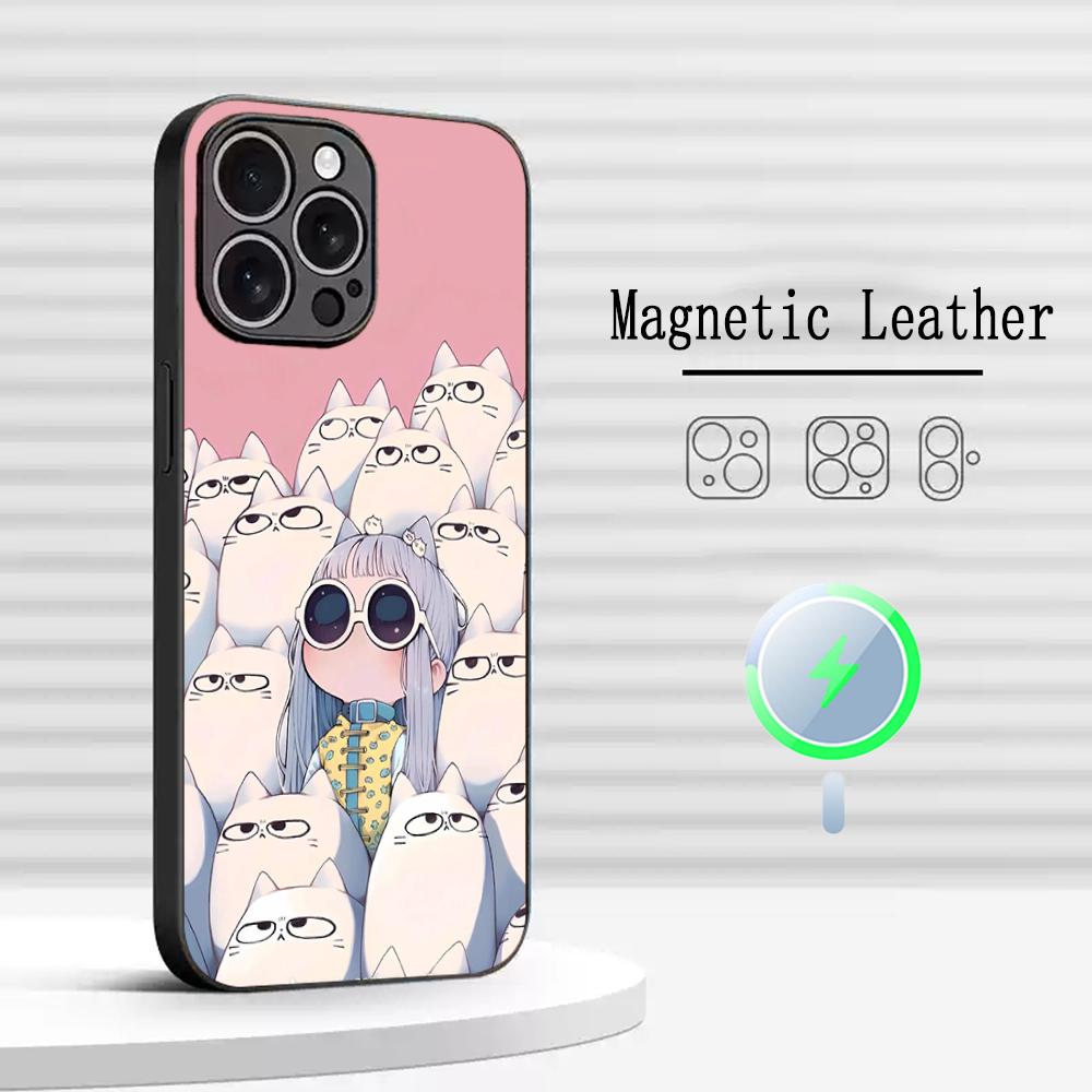 

Cute Animal fashion pattern design Phone Case For iPhone 16 15 14 13 12 11 Plus Pro Max High-end Luxury Magsafe Sheepskin iPhone 16 Pro