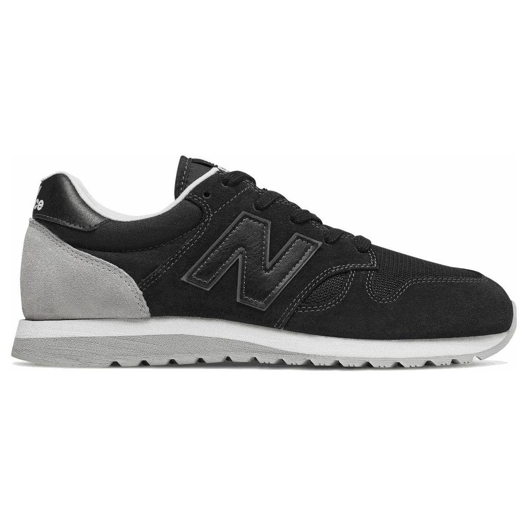 New Balance Nb 520 Minimalist Versatile Leather Low-Top Running Shoes Unisex Sneaker Black Gray U520EP