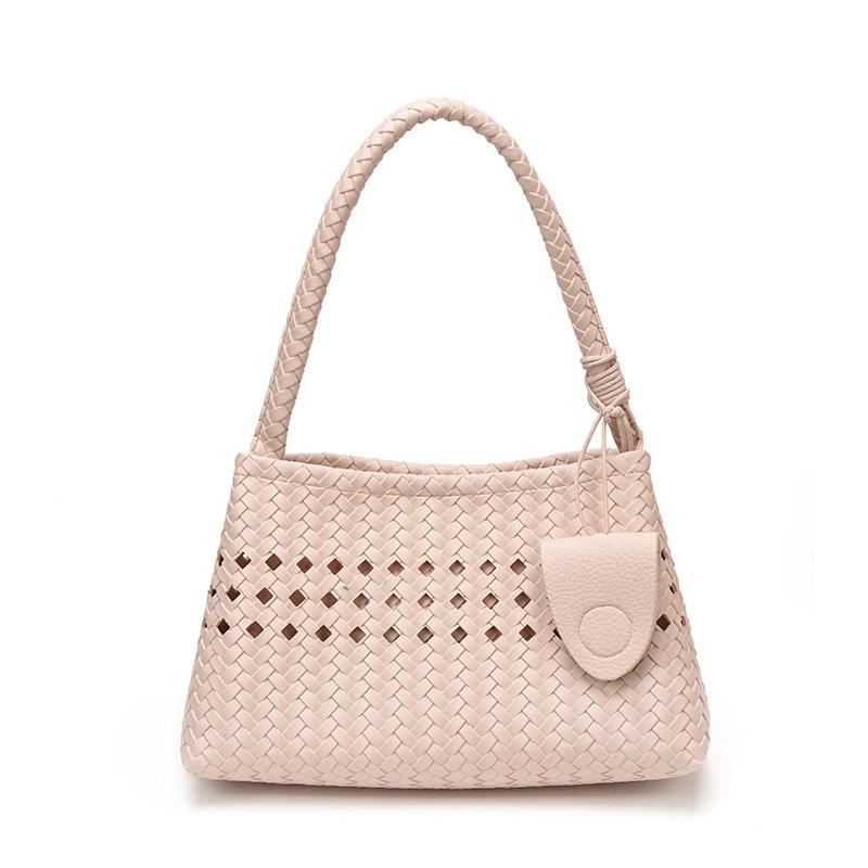 Weave Pattern Small Bag, Crossbody Bag, High-profile Appearance, Hollow Shoulder Strap, Single Shoulder Bag