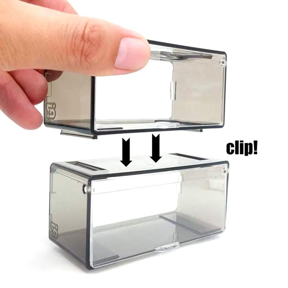 Stackable Wind and Fire Wheel Display Box Dustproof Alloy Car Model Storage Box  Children