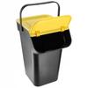 KADAX Trash Can 3x25L Set for Waste Sorting Container with Handle