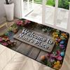 Mandala Willkommen Fußmatten Eingang Wohnzimmer Sofa Teppich Rutschfeste Bodenmatten Badezimmer Schlafzimmer Innenbereich Heimdekorationsmatten
