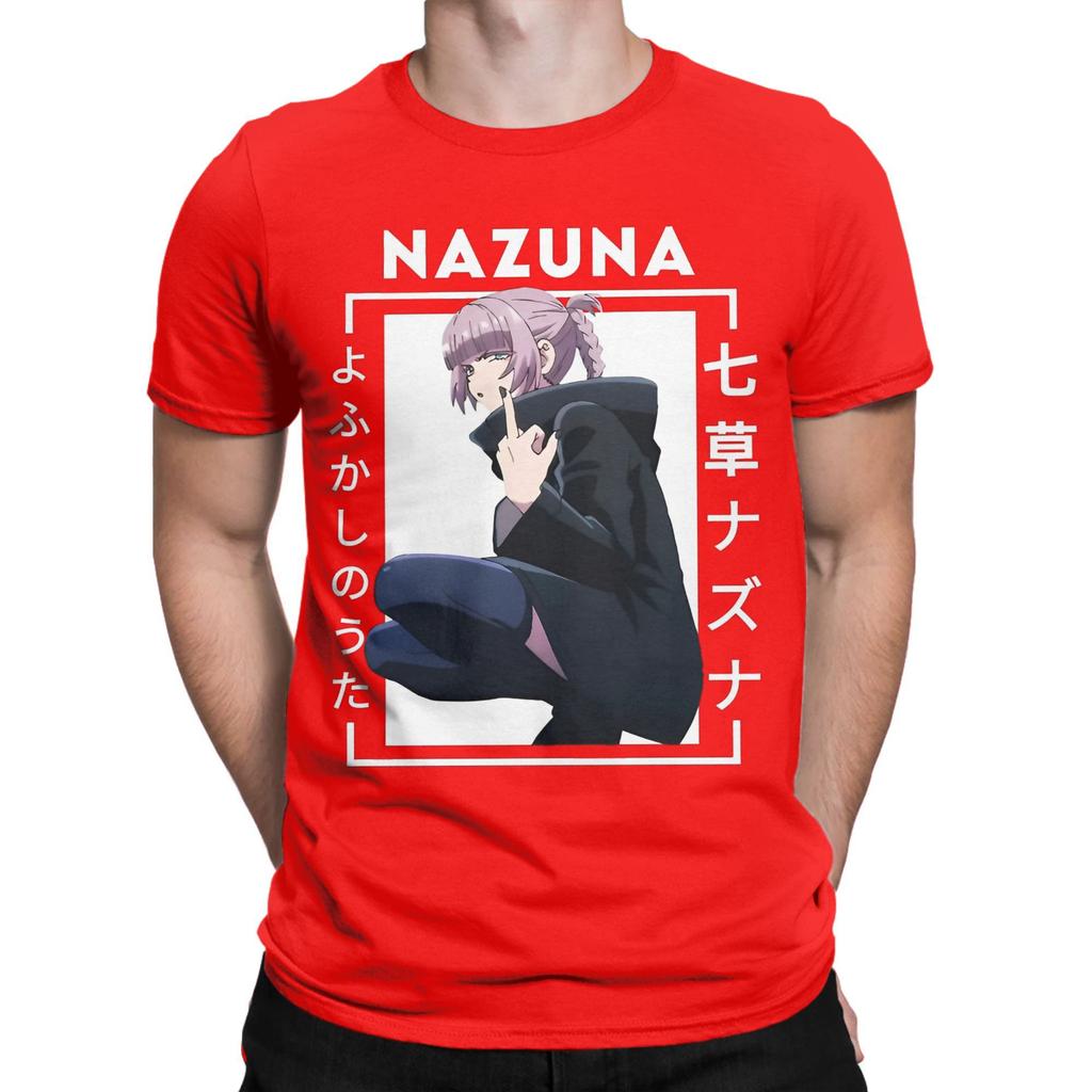 Printed Call of the Night Nazuna Nanakusa T Shirt For Unisex  Cotton Tee Shirt Short Sleeve Clothes