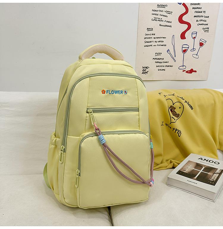 High Value Middle School Students Lightweight Schoolbag Female Junior High School Students Primary School Students High School Large Capacity Backpack