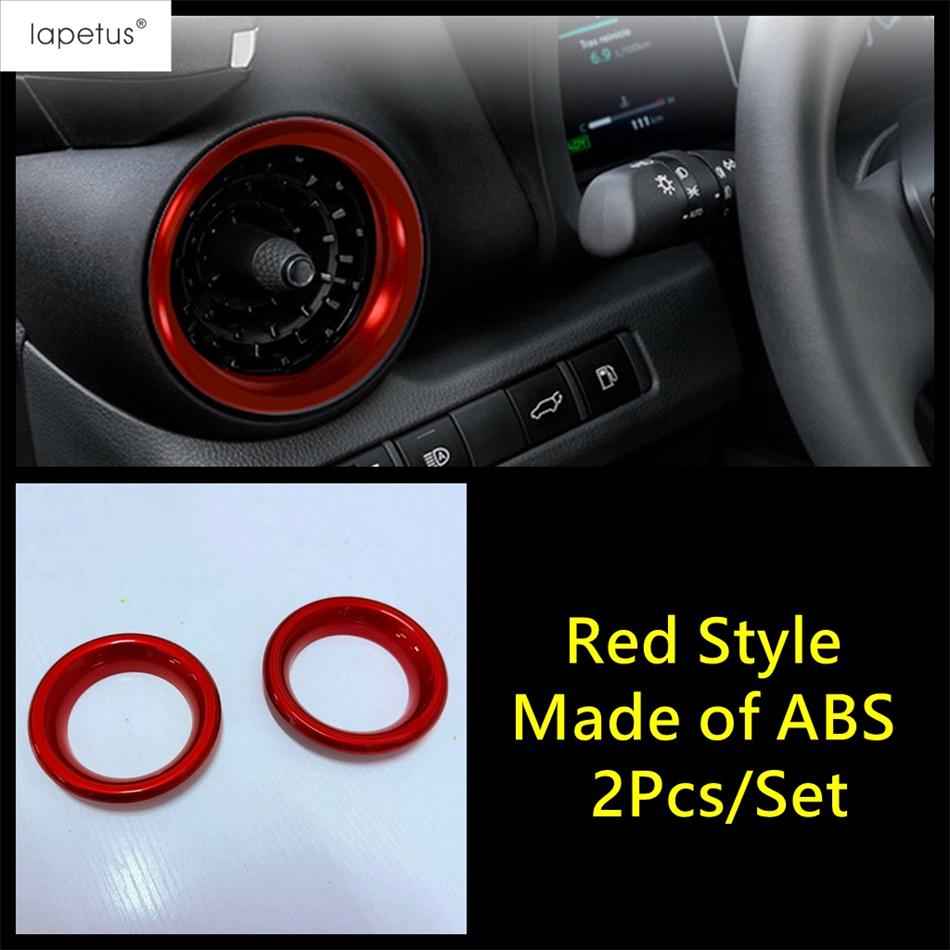 ABS Car Front Dashboard Air AC Conditioning Outlet Vent Decoration Cover Trim Interior Accessories For Toyota C-HR CHR 2024 2025