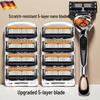 Men's 5-Blade Manual Razor Shaver with 5-Layer Blades