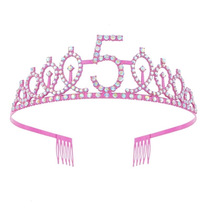 

Sparkling Alloys Princesses Headbands Comfortable Children Birthday Headpiece for Themed Parties and Playtimes