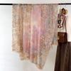 Unisex Wool Scarf 100% Floral Print Soft Warm Winter Shawl