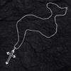 New Cross Mens Necklace Mighty Korean Edition Fashion Couple Pendant