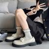Chaussettes ankle en dentelle douce à volants et revers pour femme Style japonais Fille Dame Princesse Côtelées en coton à volants Mi-hautes