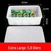 ZISIZ Large Rectangular Commercial Food Storage Container