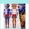 Fnaf Sol og Måne Cosplay Jumpsuit Mælkesilke Rollespil Kostume Til Anime Fans