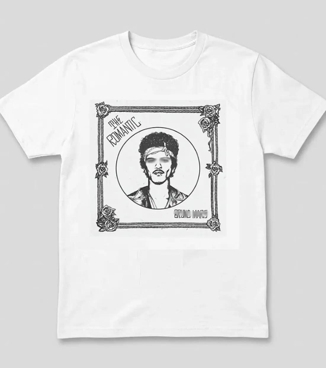 

songer Bruno Mars graphic Unisexs TShirt Unisex ONeck 100Cotton Short Sleeve Y2k Oversized Popular Fashion Vintage Tee M