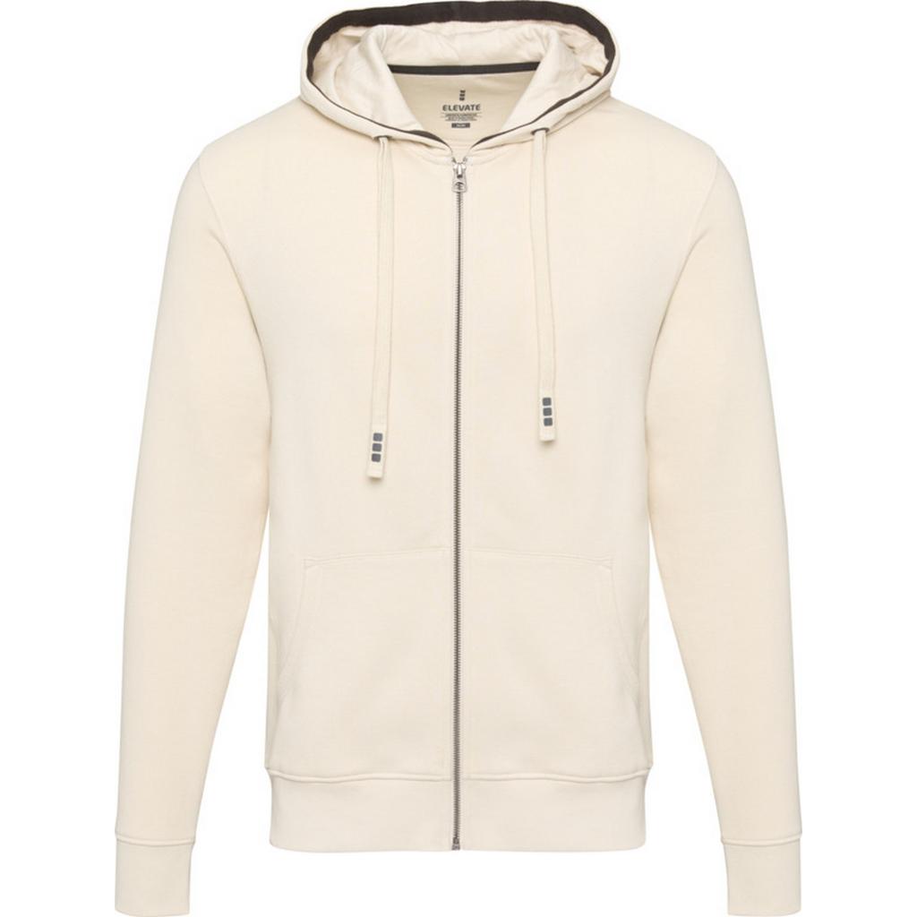 Elevate Mens Arora Hooded Full Zip Sweater