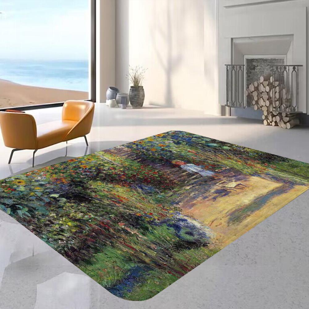 Tappeto Runner Retrò Stiloso Piccolo Fresco Stampa Floreale Camera da Letto Tappetino Comodino Pieghevole Lavabile in Lavatrice Antiscivolo Tappetini per Corridoio Tapis